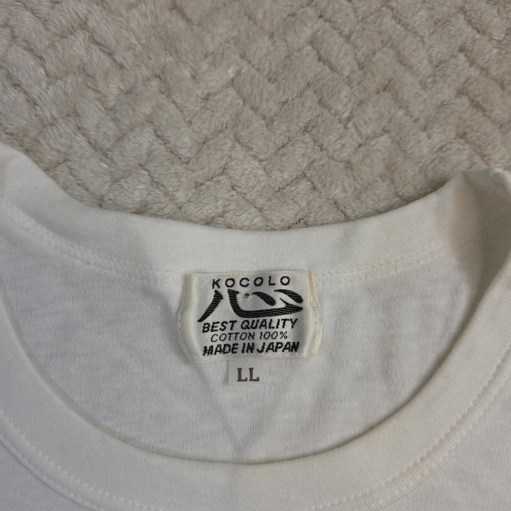 Vintage‎ Kocolo White Japanese Dragon Graphic T-Shirt Made in Japan Mens Size LL - Picture 3 of 7